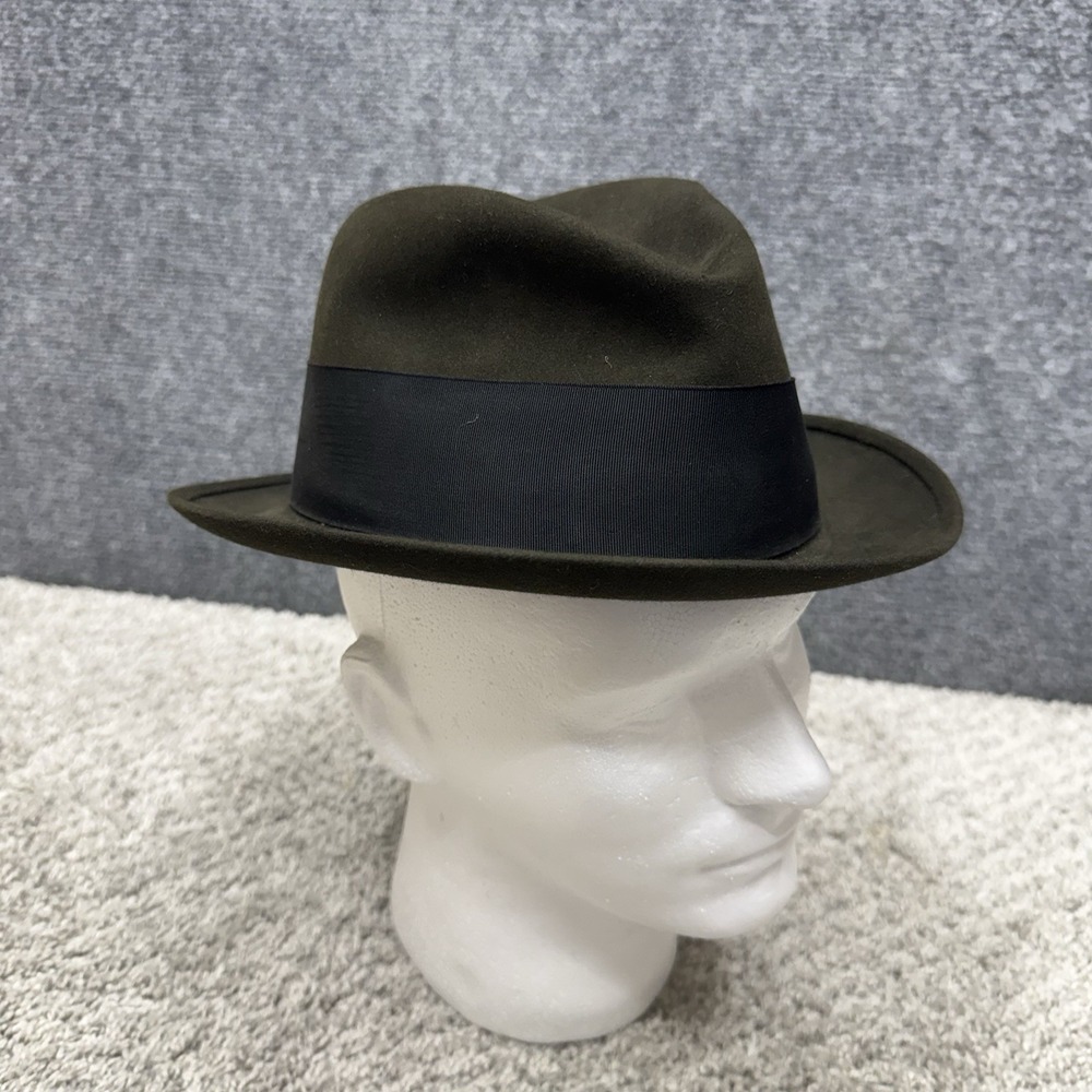 Vintage Stetson 3X Beaver quality Fedora Men's Cap Hat size long 7 oval